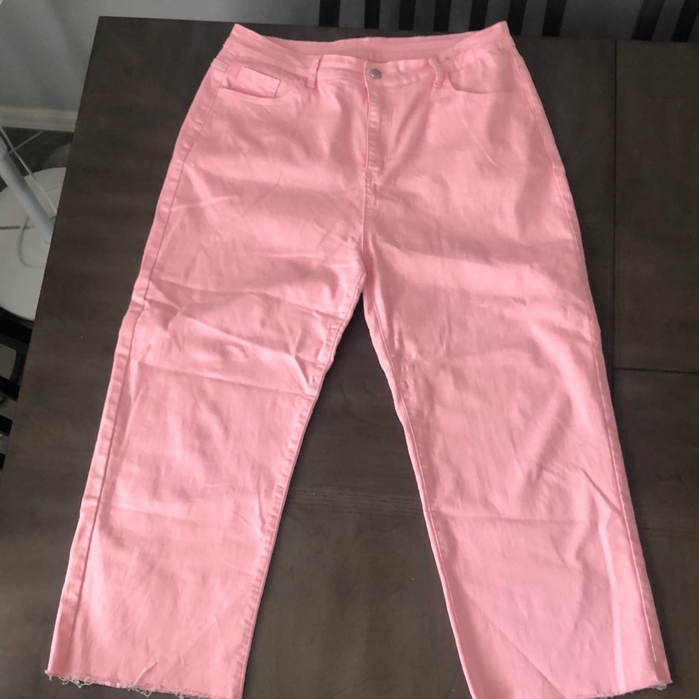 Pink jeans